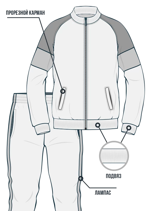 Спортивный костюм Детский TSUIT-K14